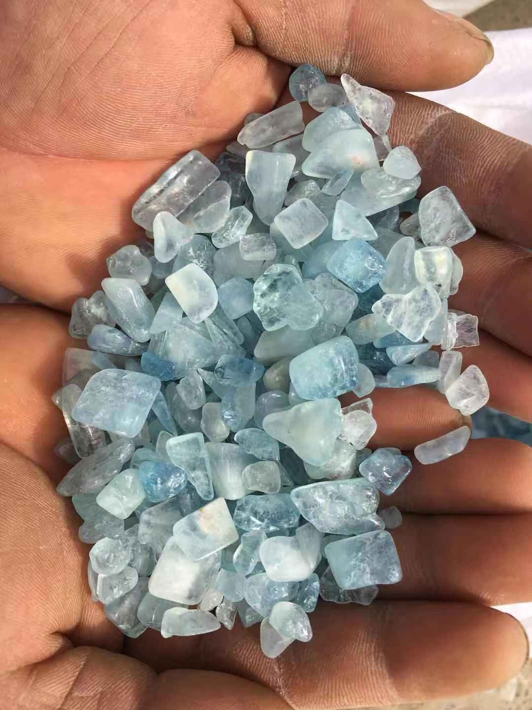 Sỏi Aquamarine (10mm-15mm)(Túi 1kg)