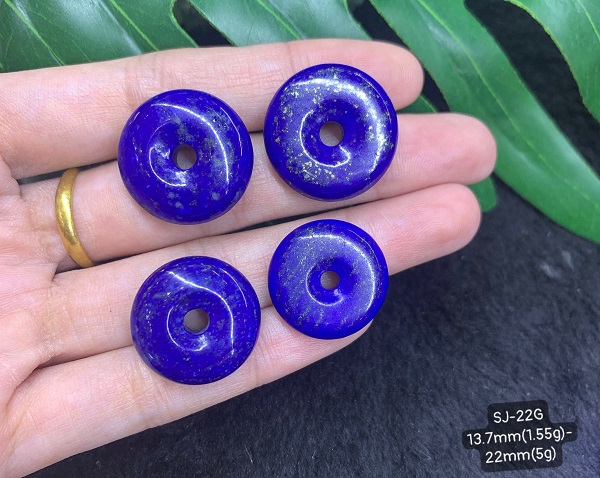 Đồng Điếu Đá Lapis Size 22mm