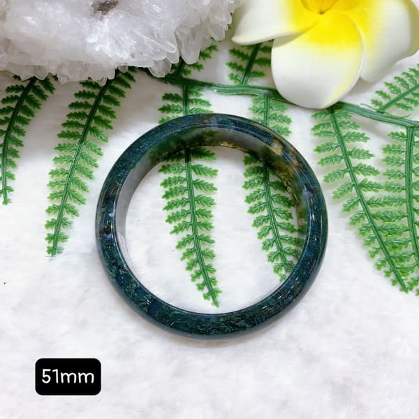 Kiềng Băng Ngọc Thuỷ Tảo Size 51mm