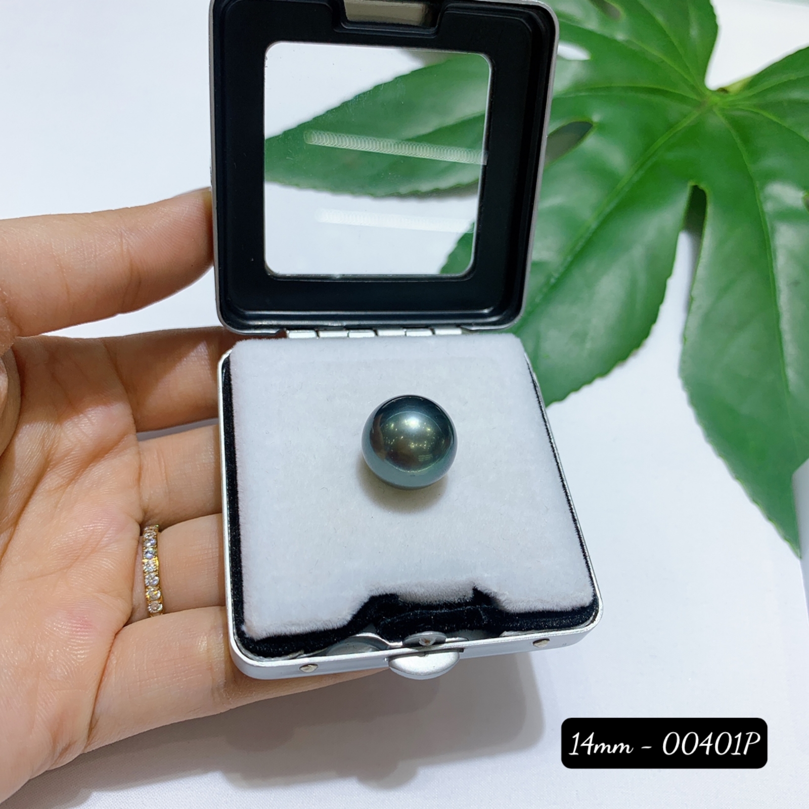 Ngọc Trai Đen Tahiti Chuẩn 4A size 14mm