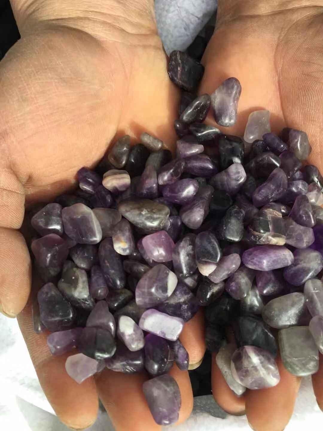 Sỏi Thạch Anh Tím A (Amethyst)(10mm-15mm)(Túi 5kg)