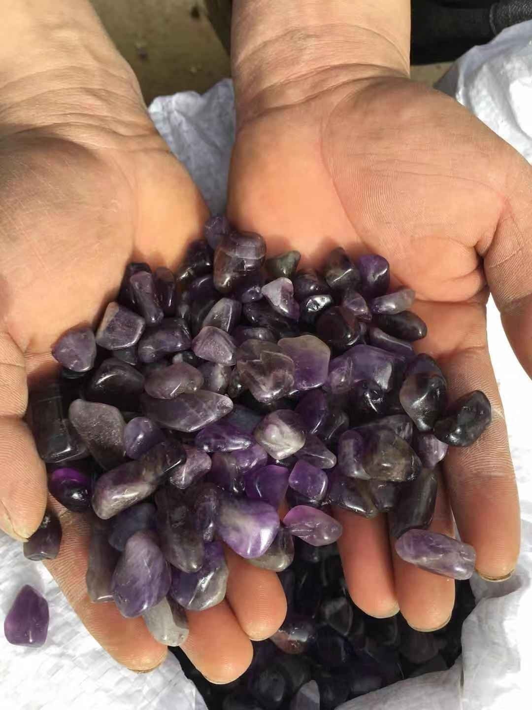 Sỏi Thạch Anh Tím 2A (Amethyst)(10mm-15mm)(Túi 5kg)