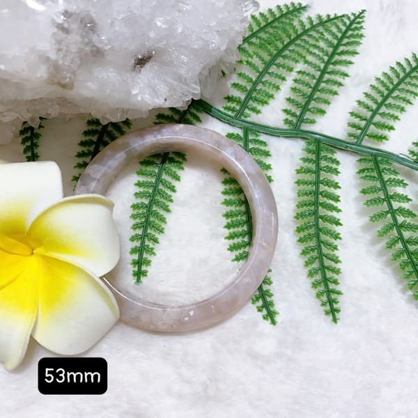 Kiềng Mã Não Anh Đào Size 53mm