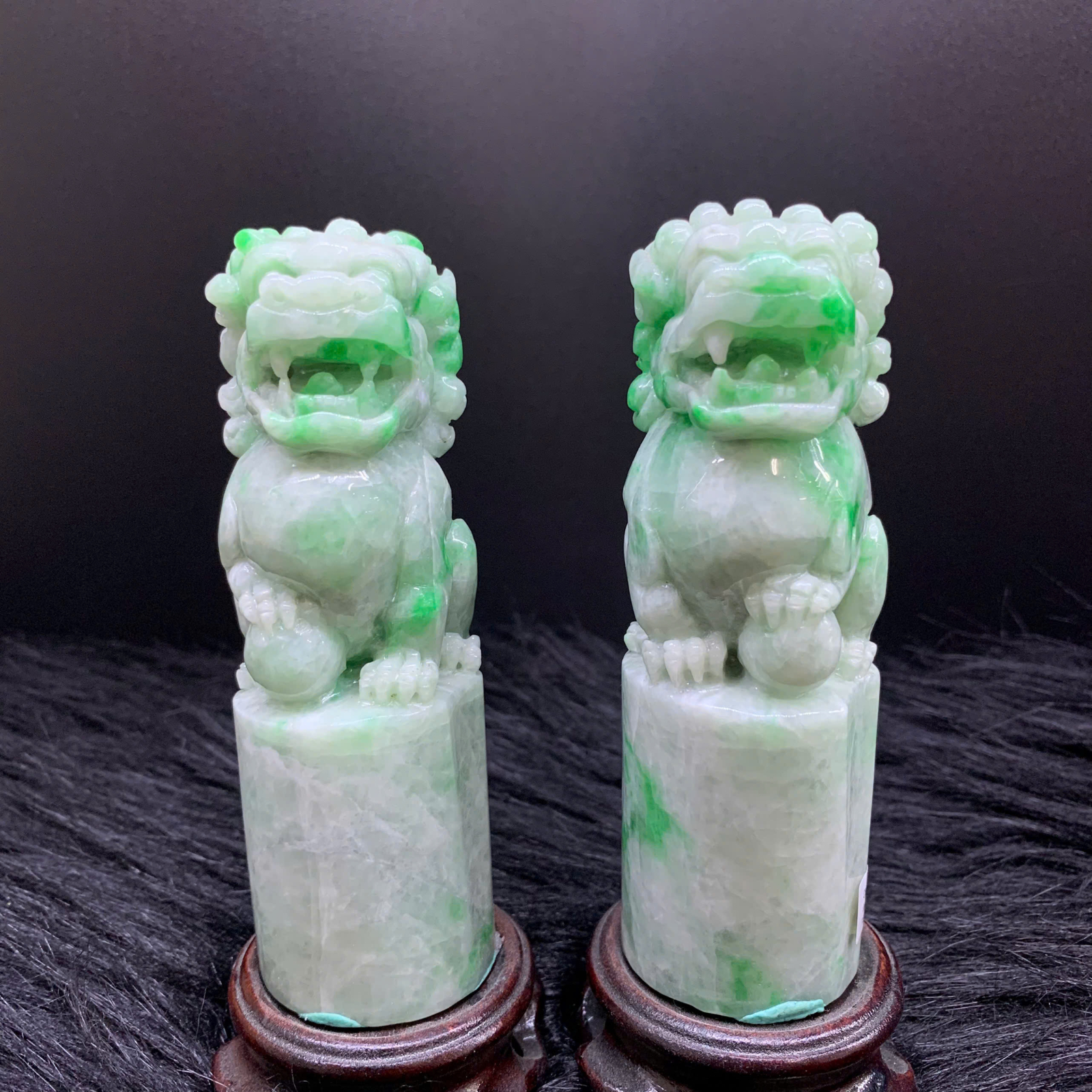 Cặp Kỳ Lân Cẩm Thạch A[12*4]