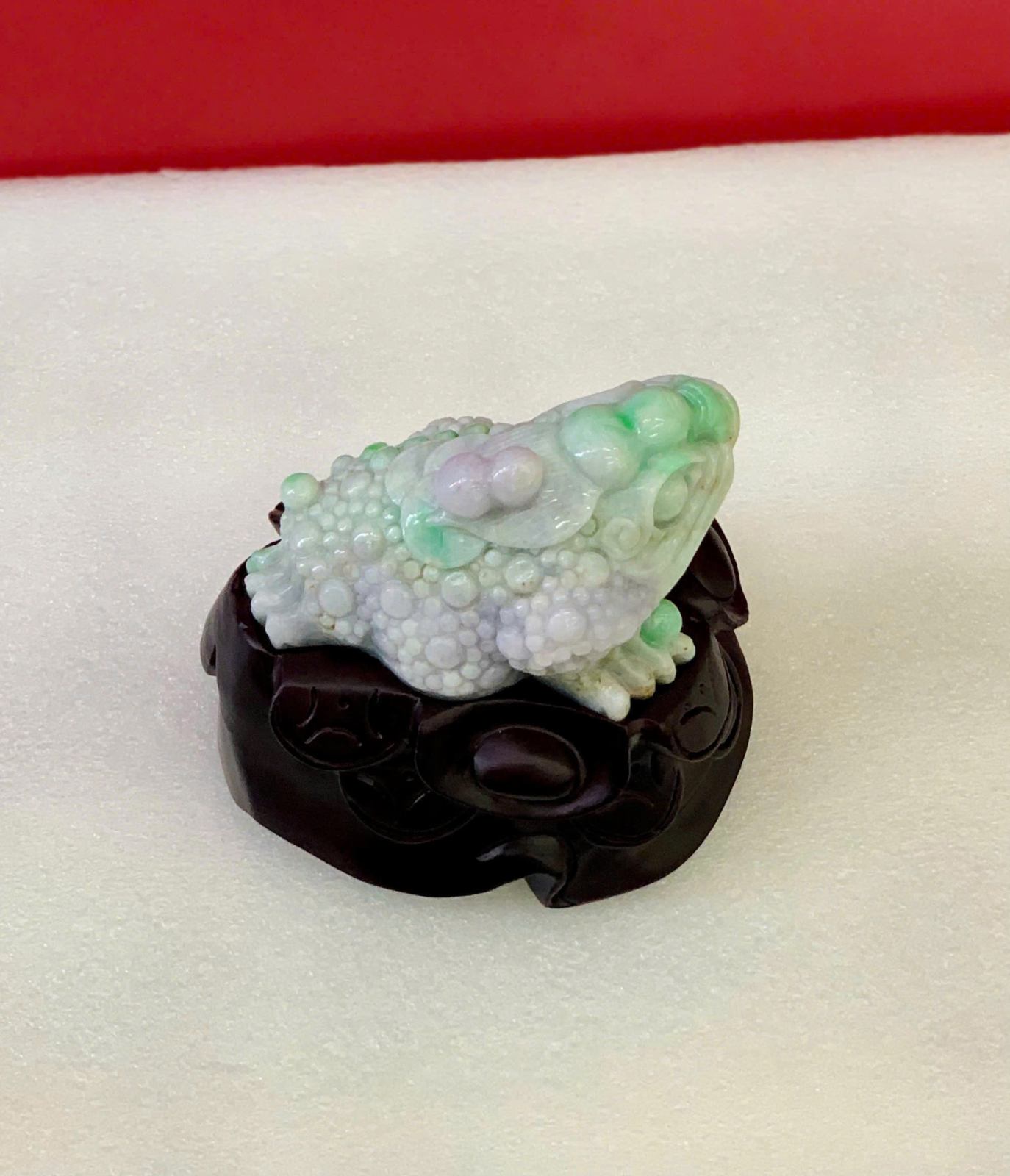 Thiềm Thừ Cẩm Thạch A ( KT: 11x9x11cm ) ( KL: 750gr )