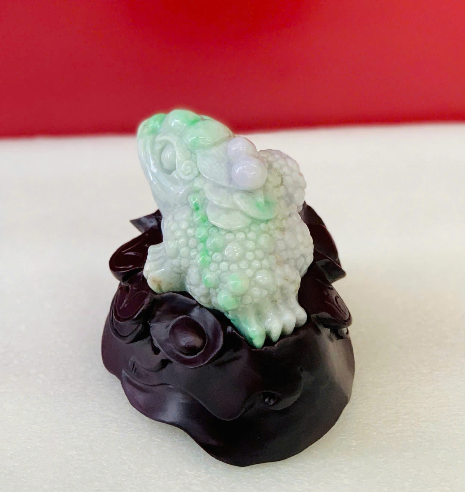 Thiềm Thừ Cẩm Thạch A ( KT: 11x9x11cm ) ( KL: 750gr )