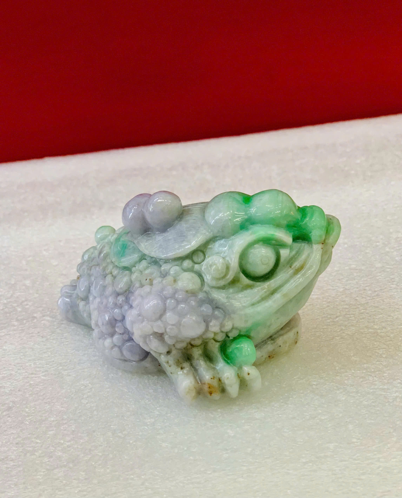 Thiềm Thừ Cẩm Thạch A ( KT: 11x9x11cm ) ( KL: 750gr )