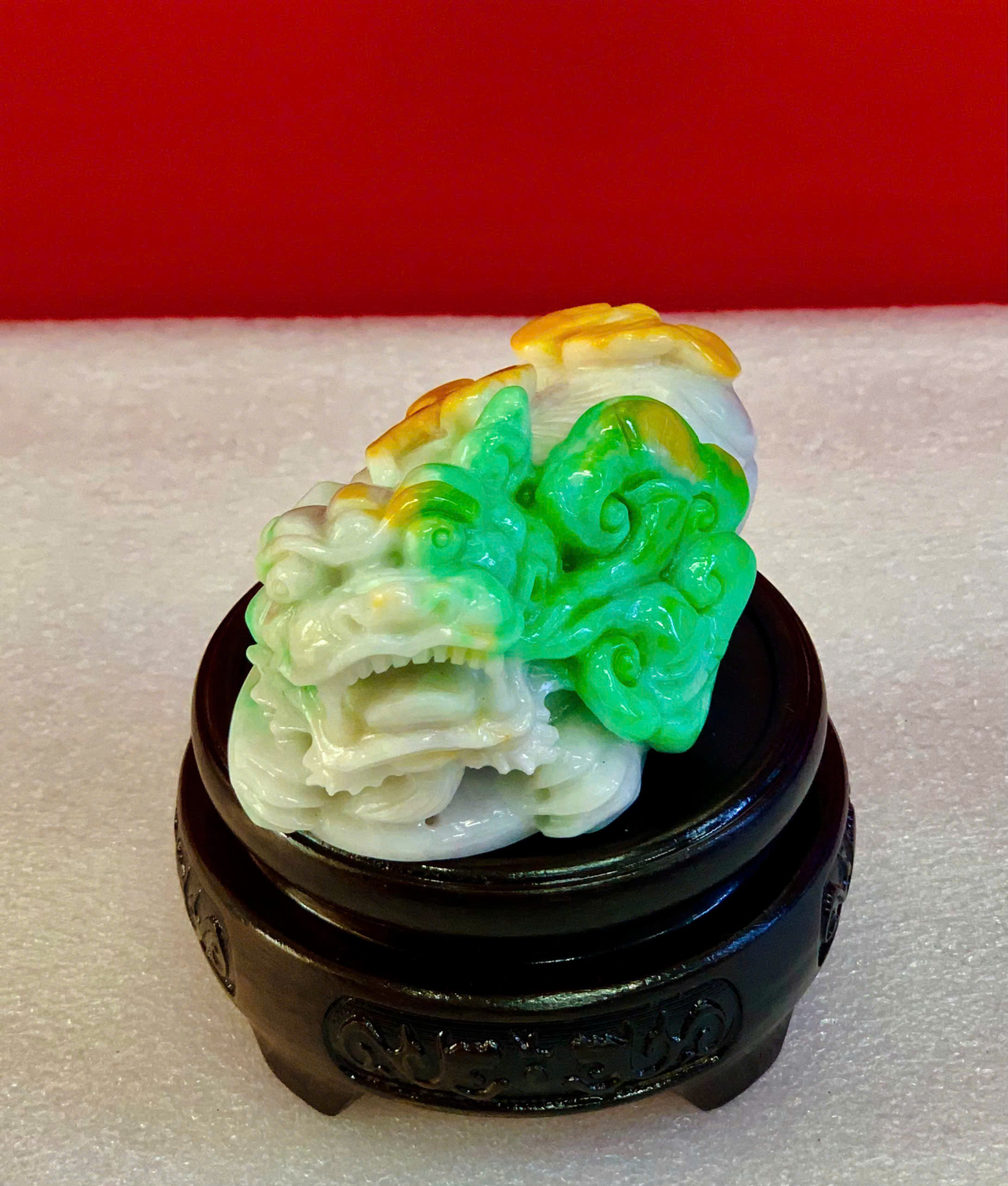 Tỳ hưu Cẩm thạch A ( KT 8*5*4cm ) (KL 380gr )