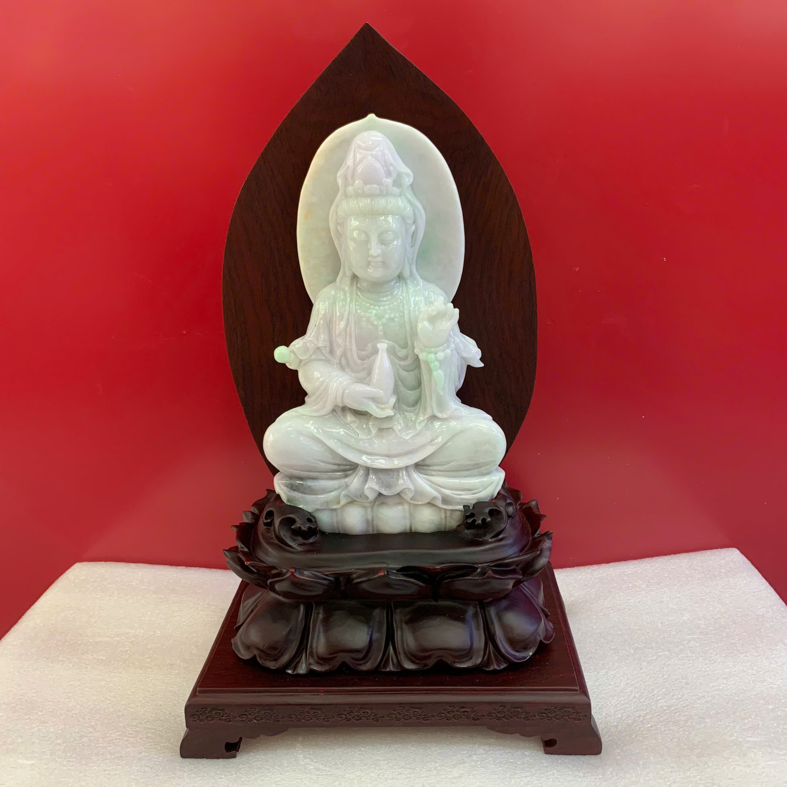 Quan Âm cẩm thạch A (KT 22*13*4.5cm ) ( KL 4140gr )