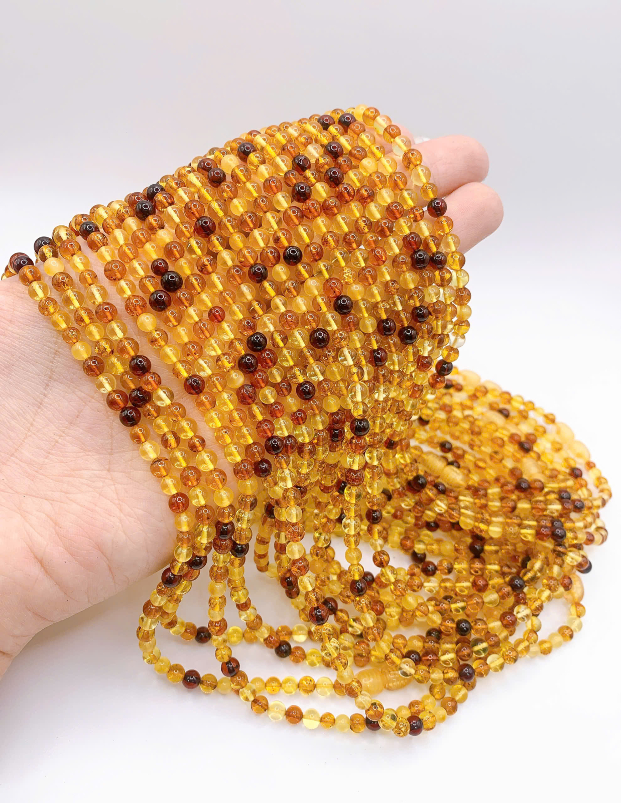 Vòng Chuỗi Hổ Phách size 5mm