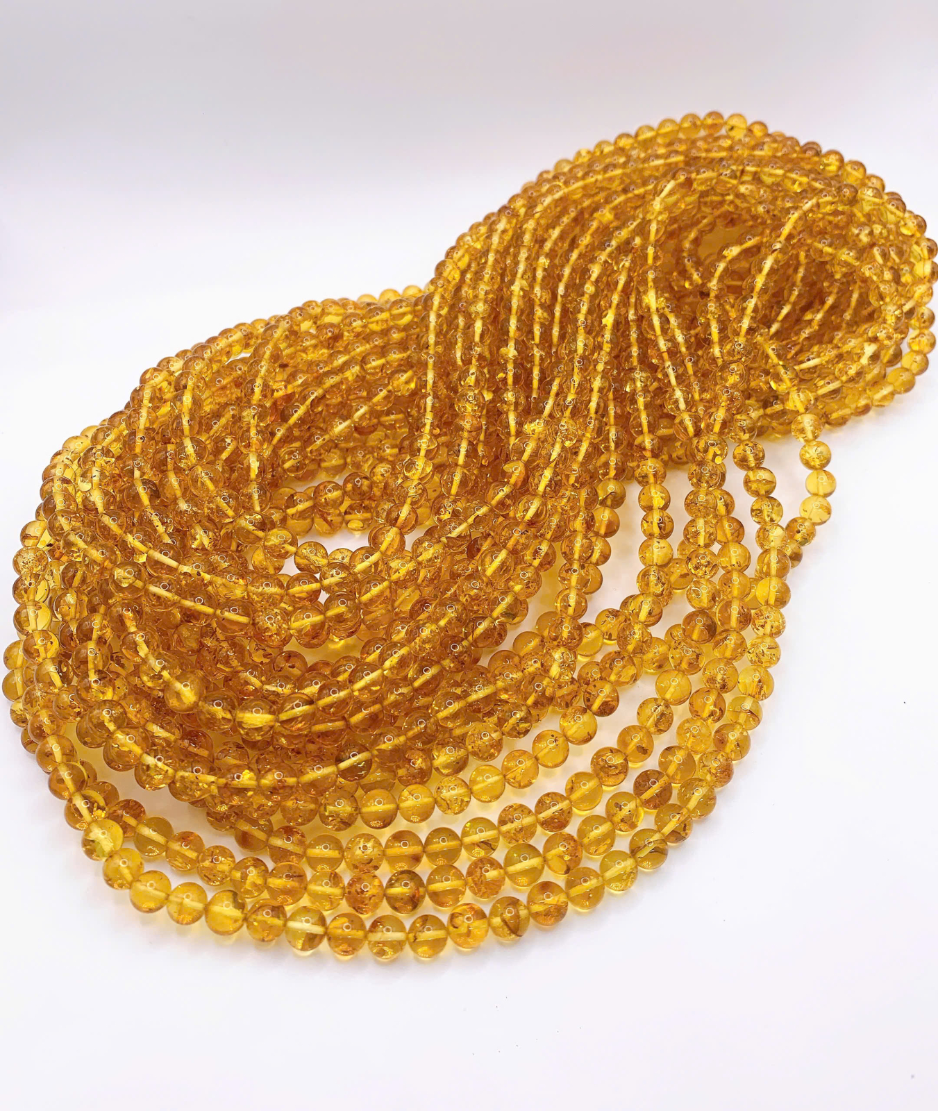 Vòng Chuỗi Hổ Phách size 6mm