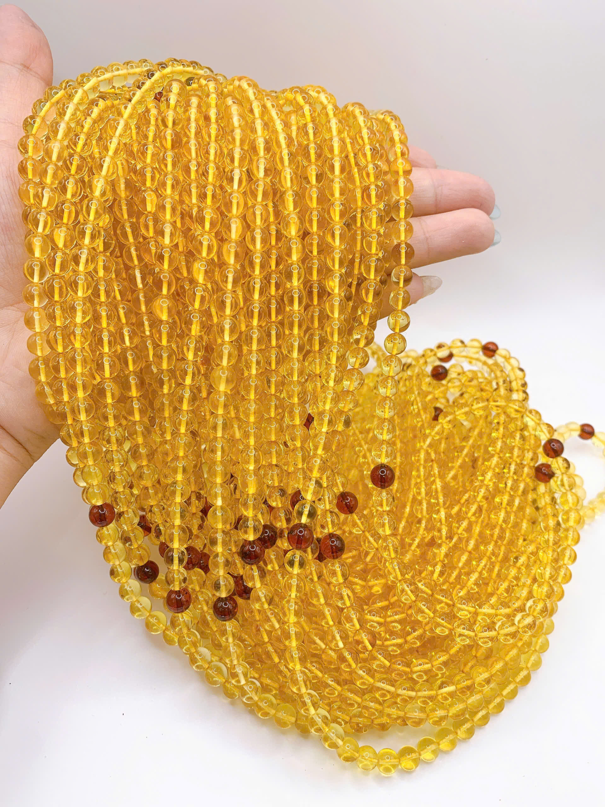 Vòng Chuỗi Hổ Phách 6mm
