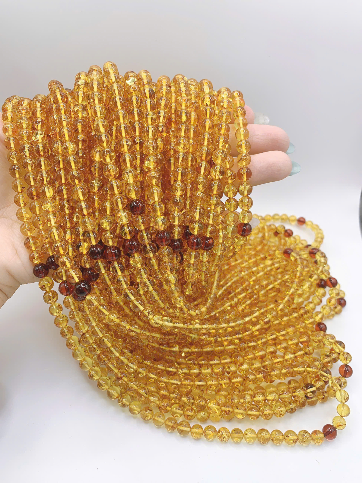 Vòng Chuỗi Hổ Phách size 7mm