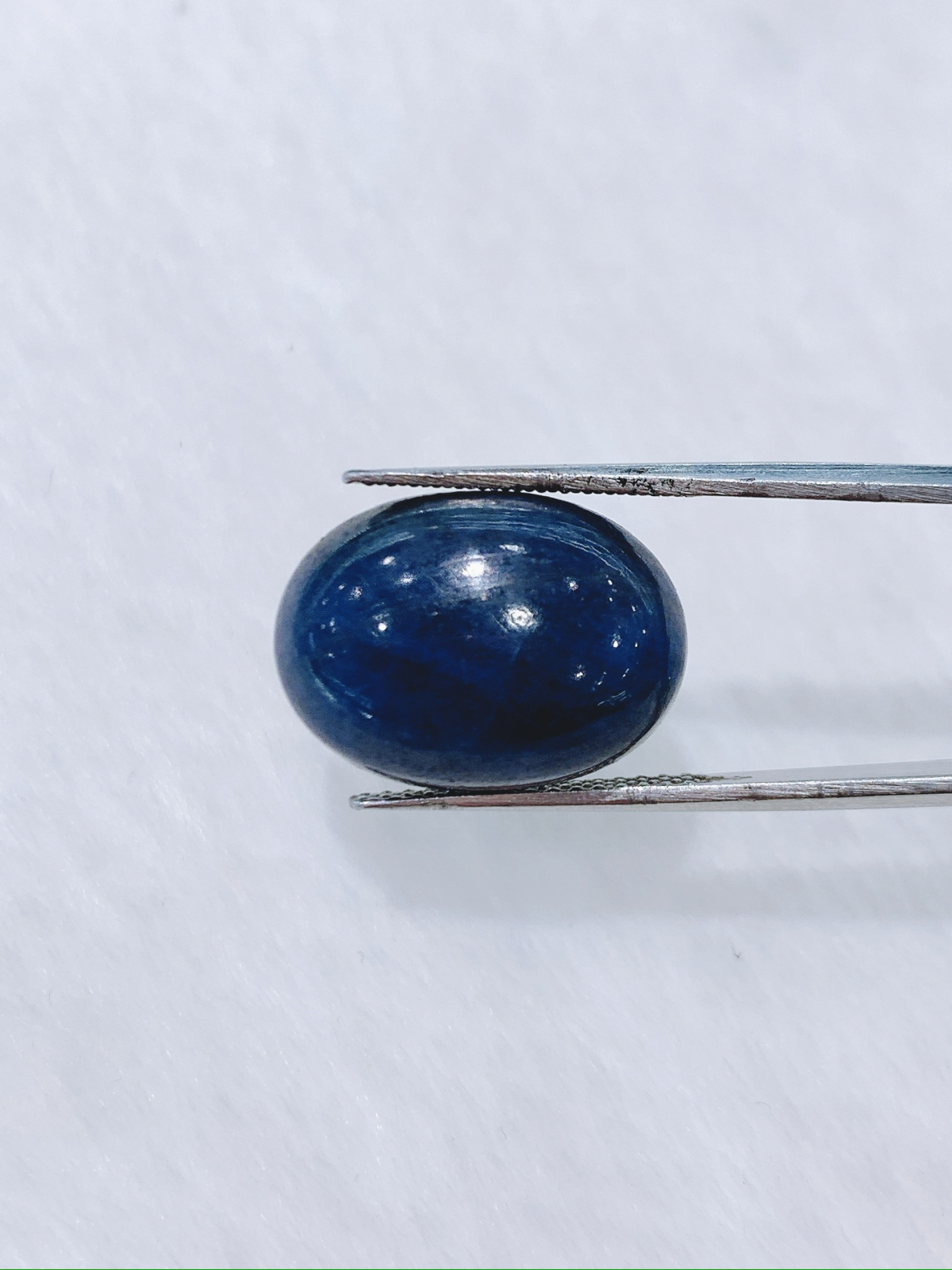 Mặt đá Sapphire Xanh Hình Oval size 16.8mm * 12.2mm