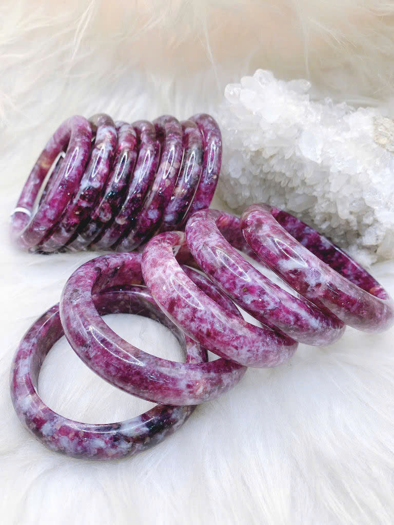 Vòng Kiềng đá Lepidolite size 51-60mm
