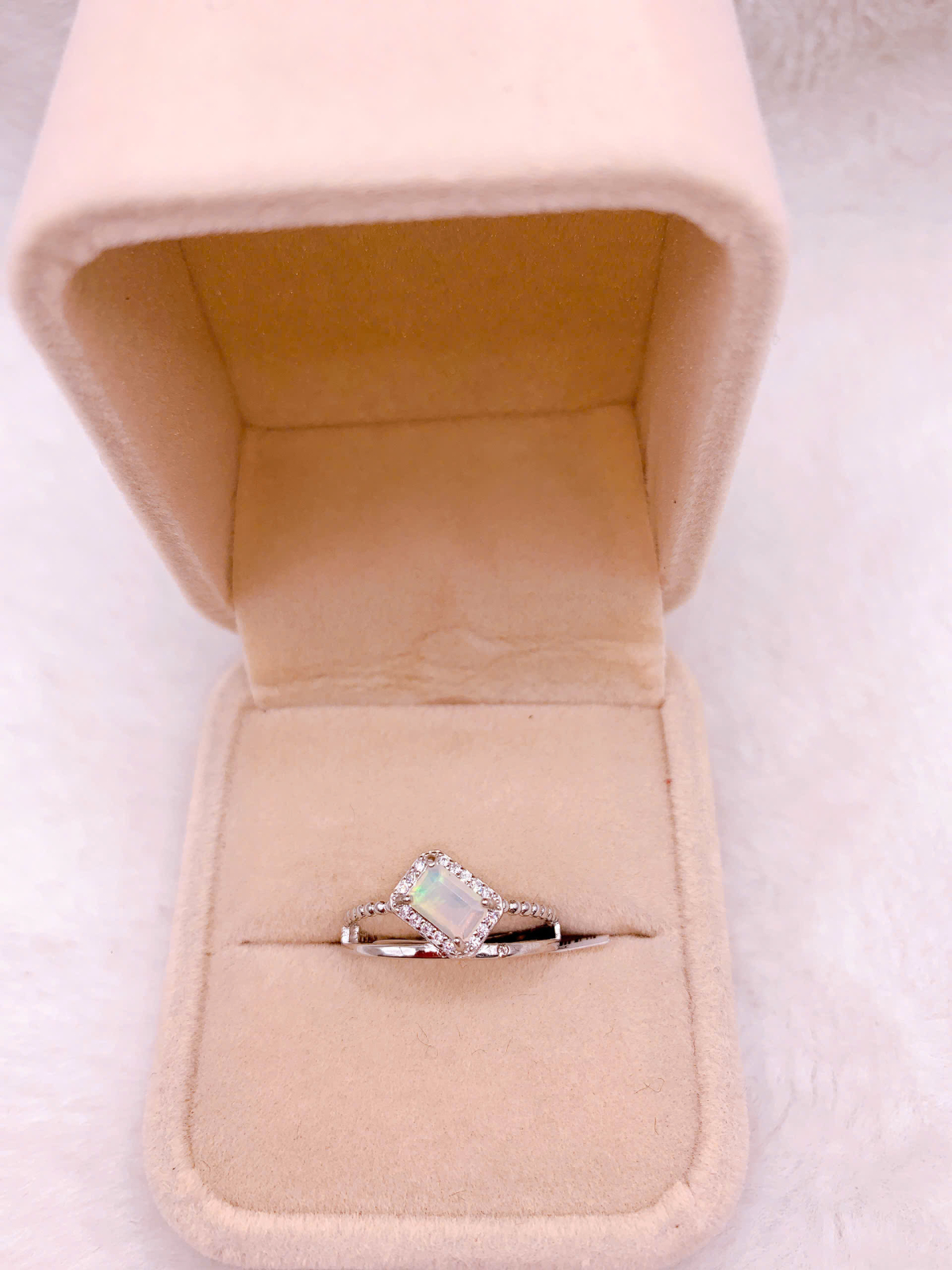 Nhẫn đá Opal - RBO377