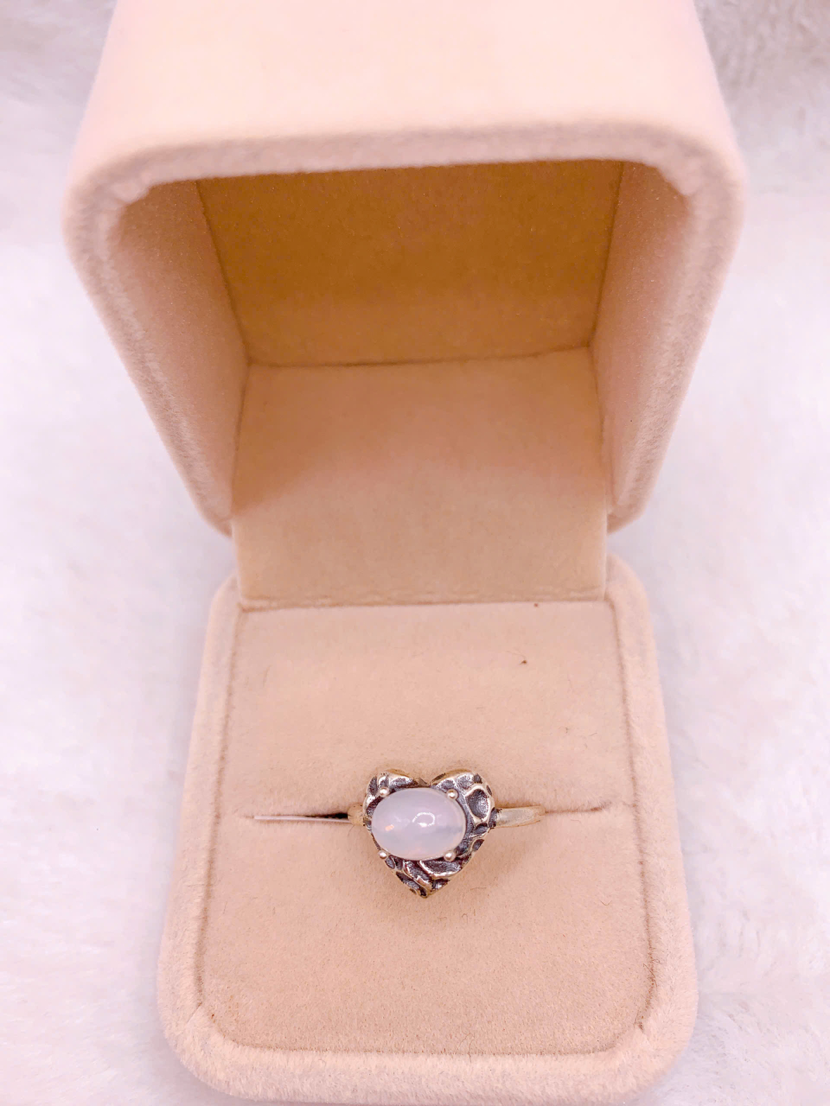 Nhẫn bạc đá Opal - RBO383