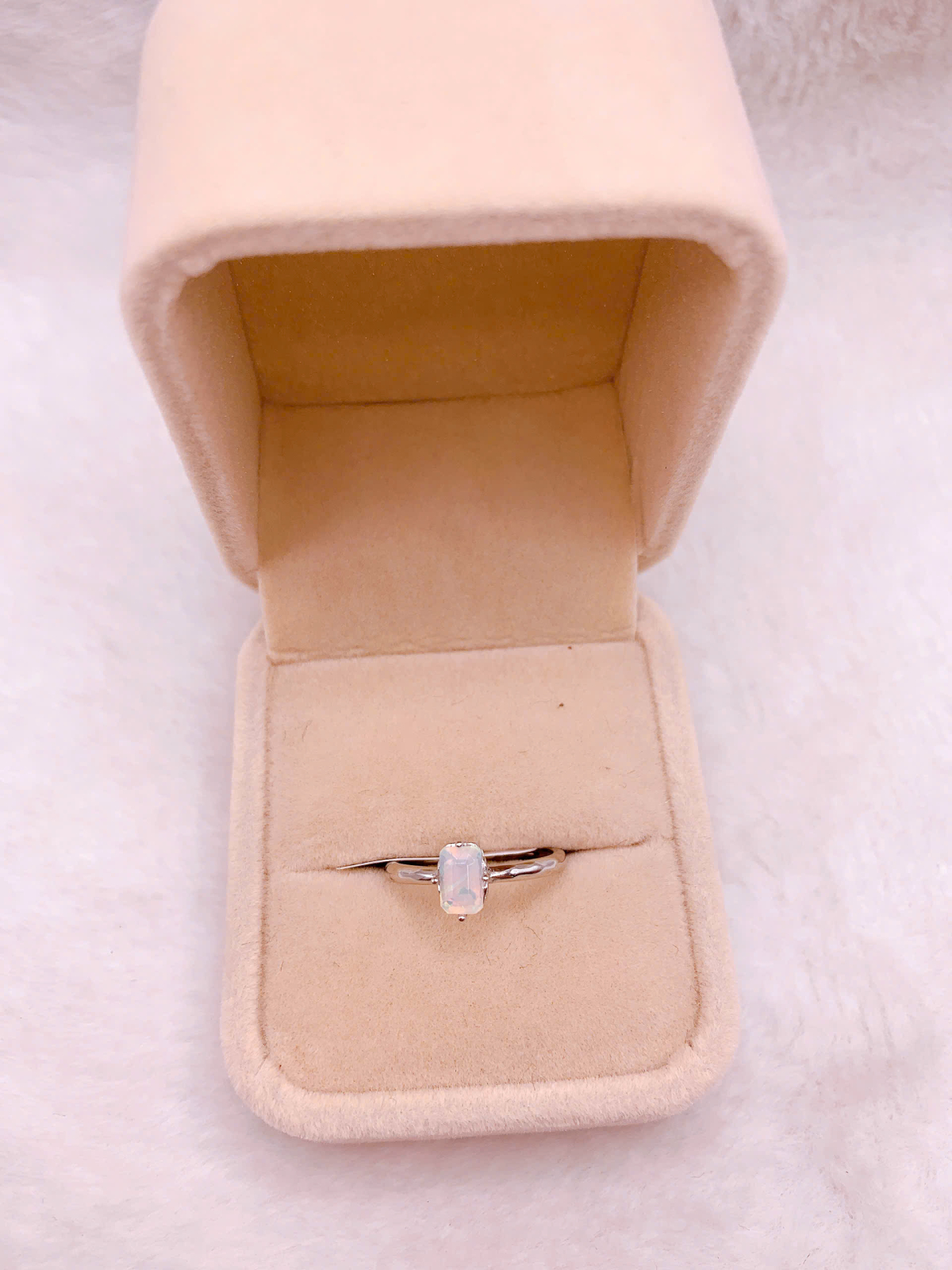 Nhẫn bạc đá Opal - RBO376