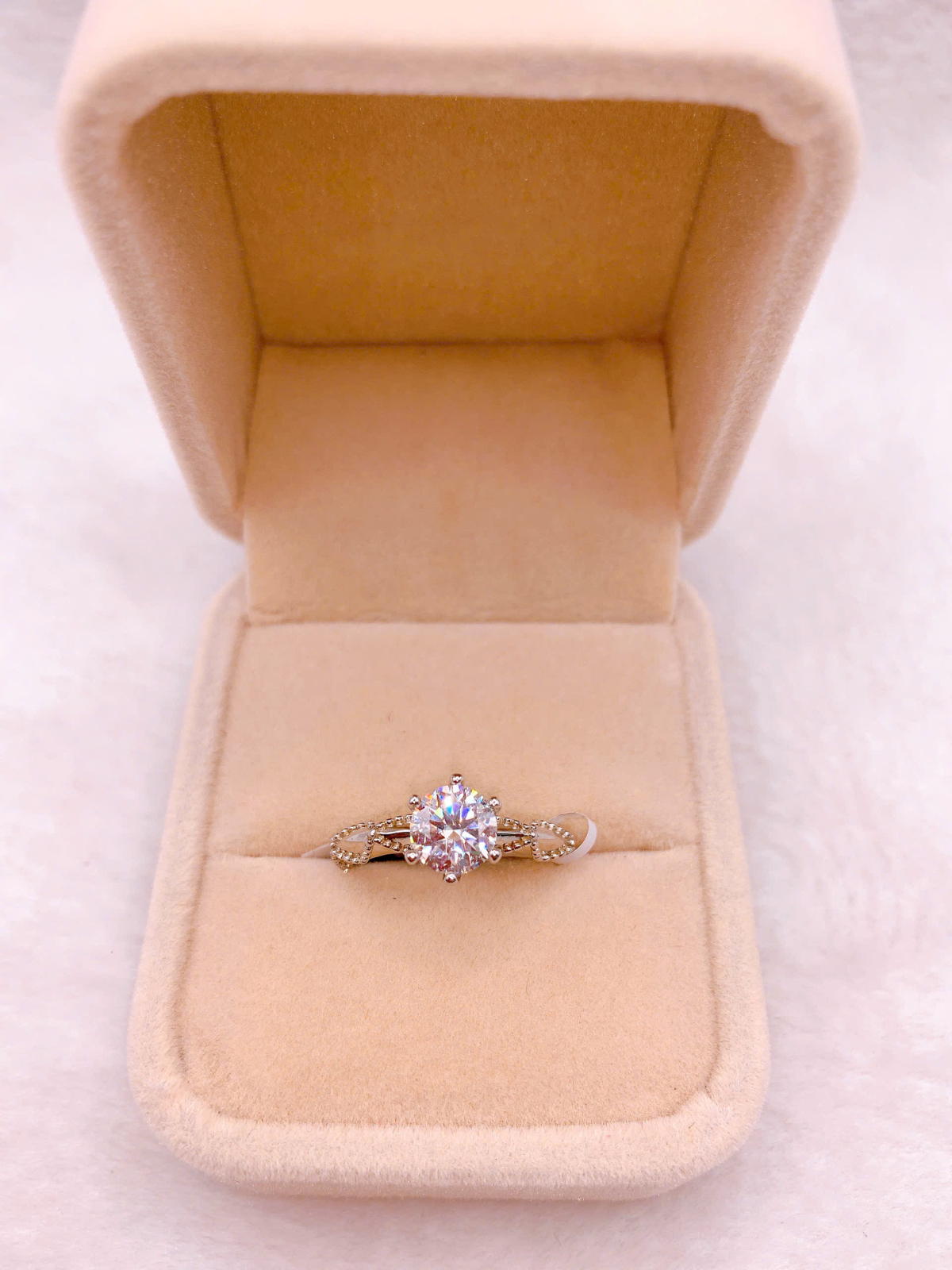 Nhẫn Bạc 925 Đính Đá Moissanite - MX043