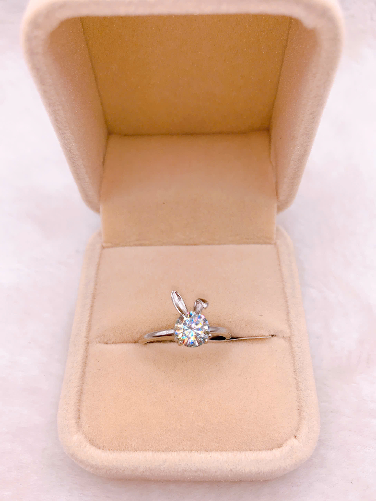 Nhẫn Bạc 925 Đính Đá Moissanite - RMO206