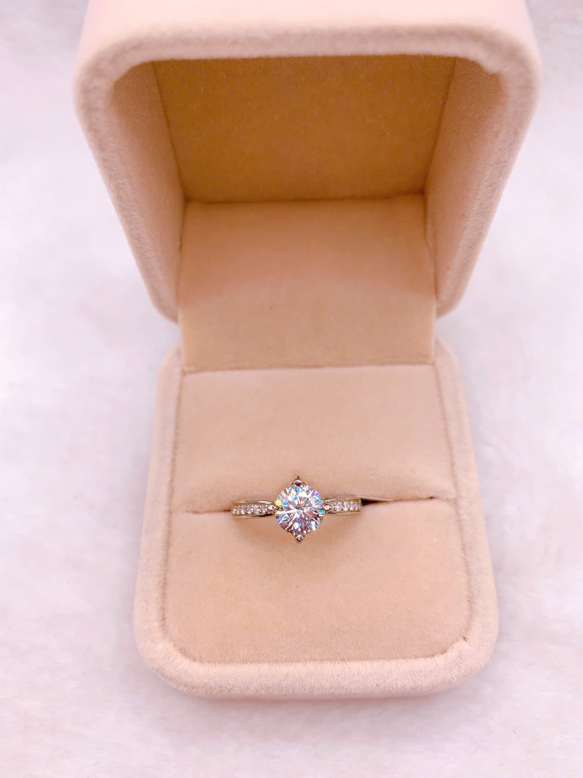 Nhẫn Bạc 925 Đính Đá Moissanite - RMO193