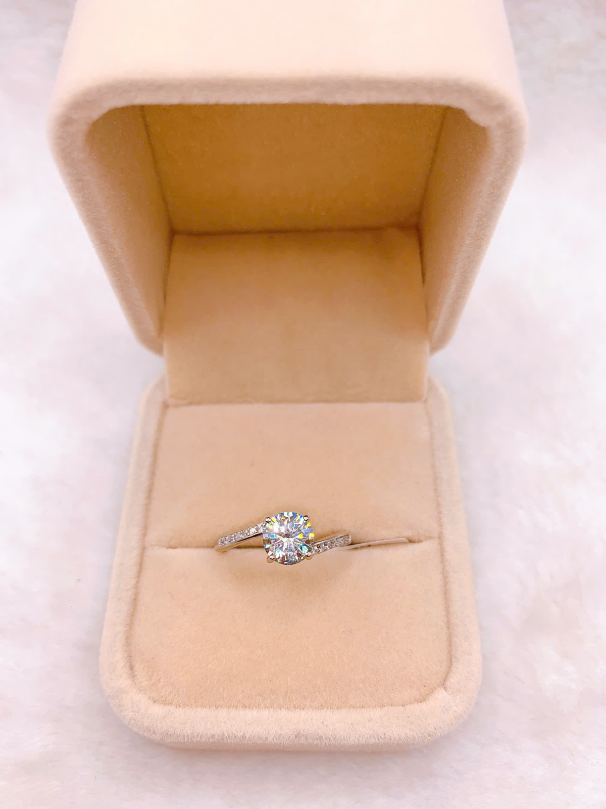 Nhẫn Bạc 925 Đính Đá Moissanite - RMO268