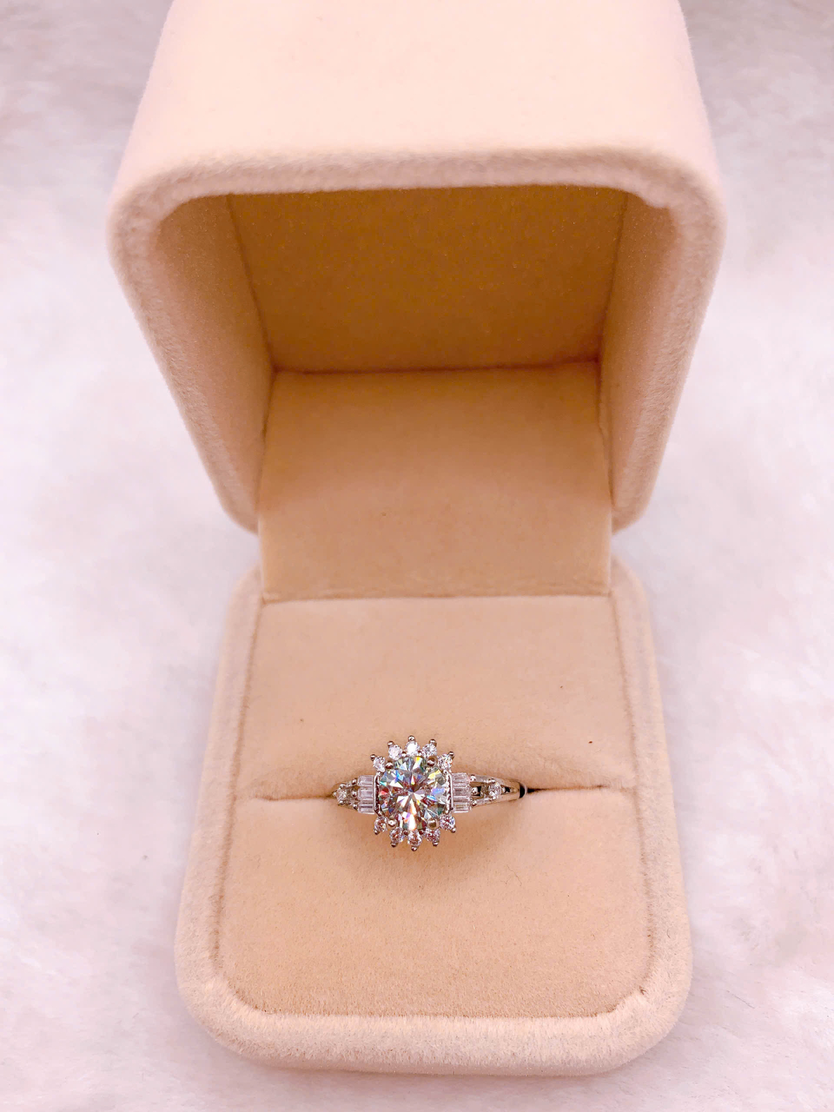 Nhẫn Bạc 925 Đính Đá Moissanite - RMO245
