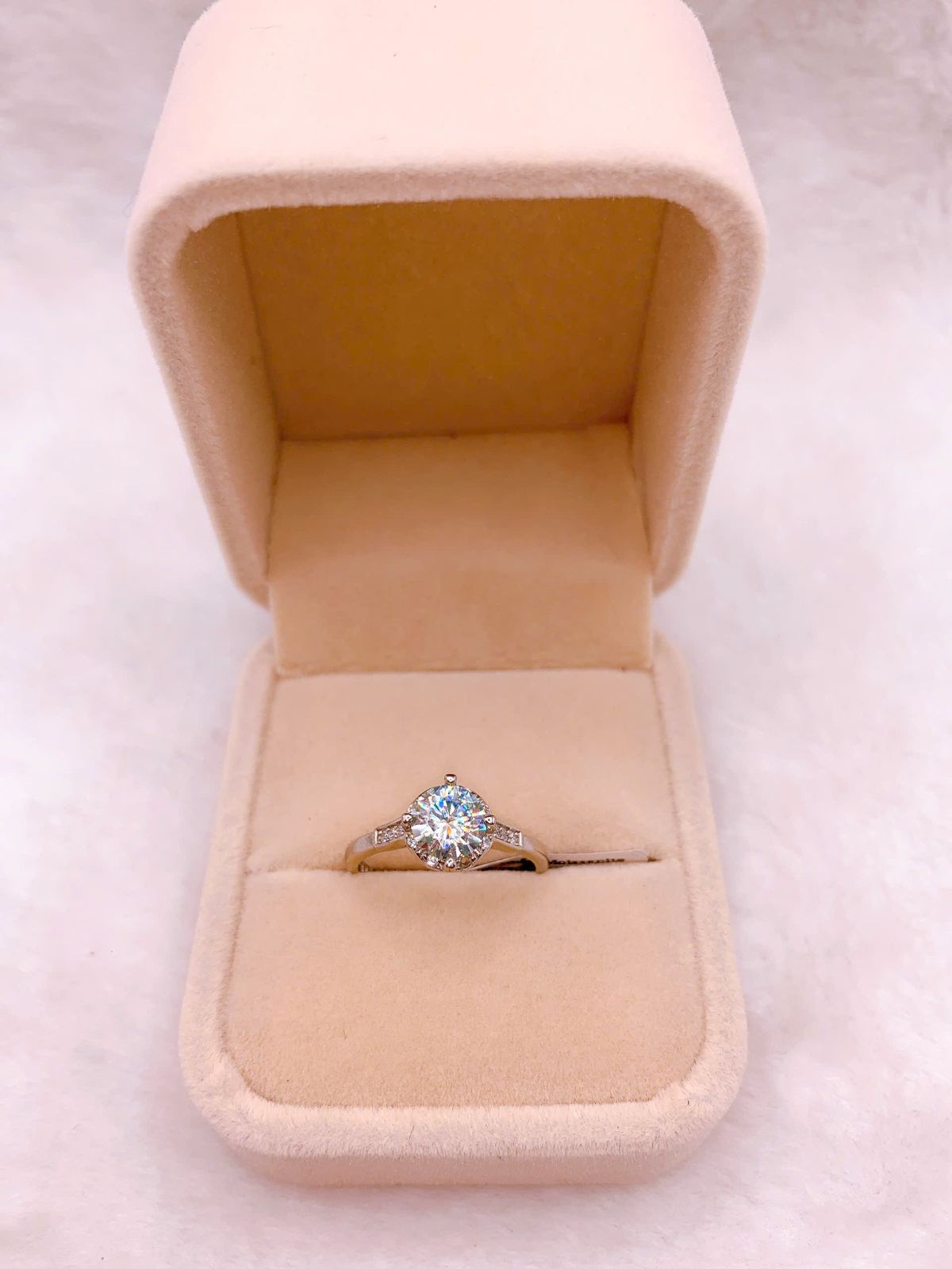 Nhẫn Bạc 925 Đính Đá Moissanite - RMO254