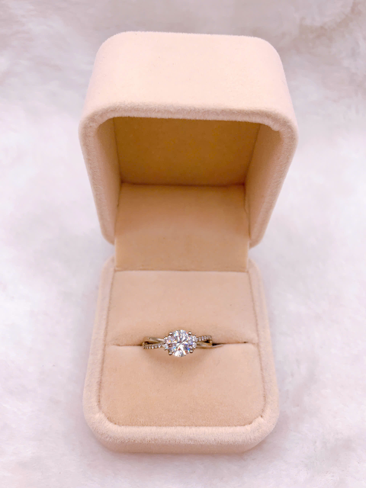 Nhẫn Bạc 925 Đính Đá Moissanite - RMO118