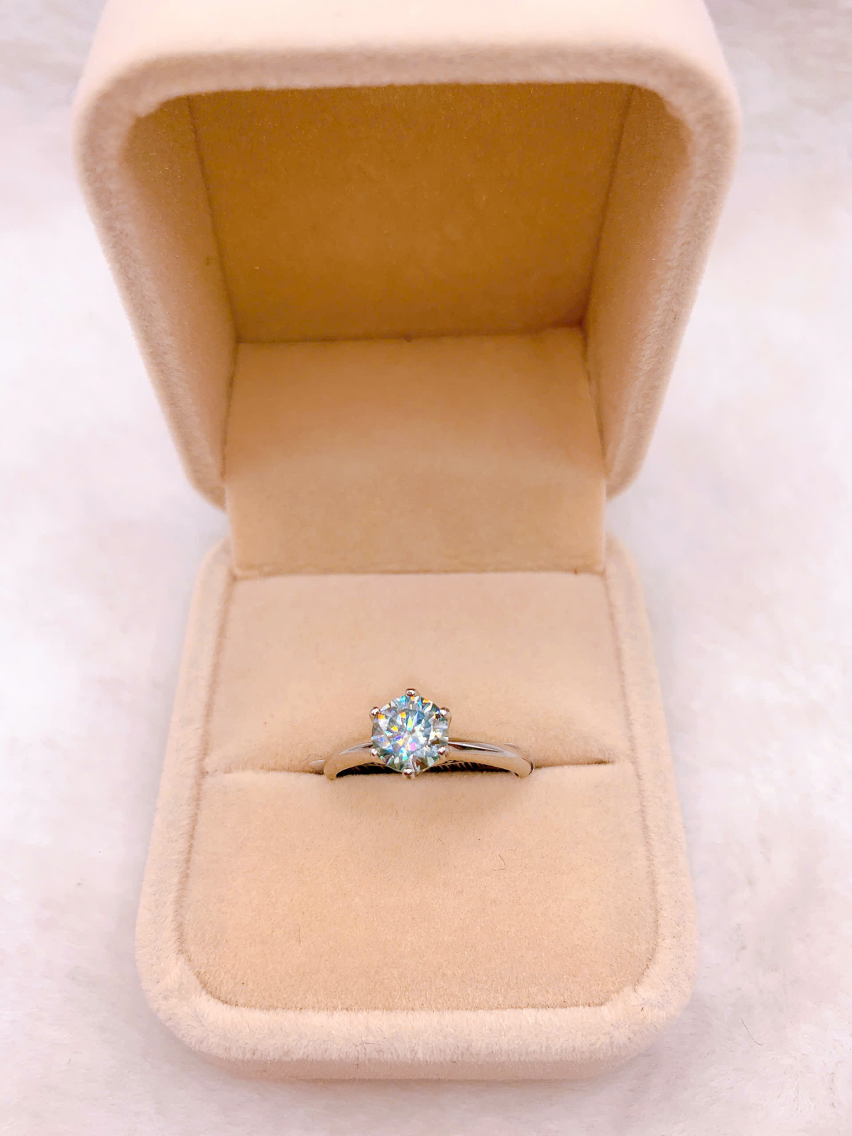 Nhẫn Bạc 925 Đính Đá Moissanite - RMO289