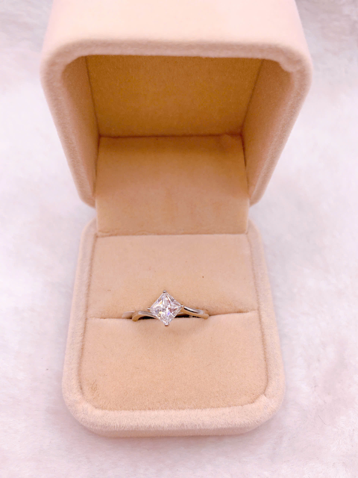 Nhẫn Bạc 925 Đính Đá Moissanite - RMO027