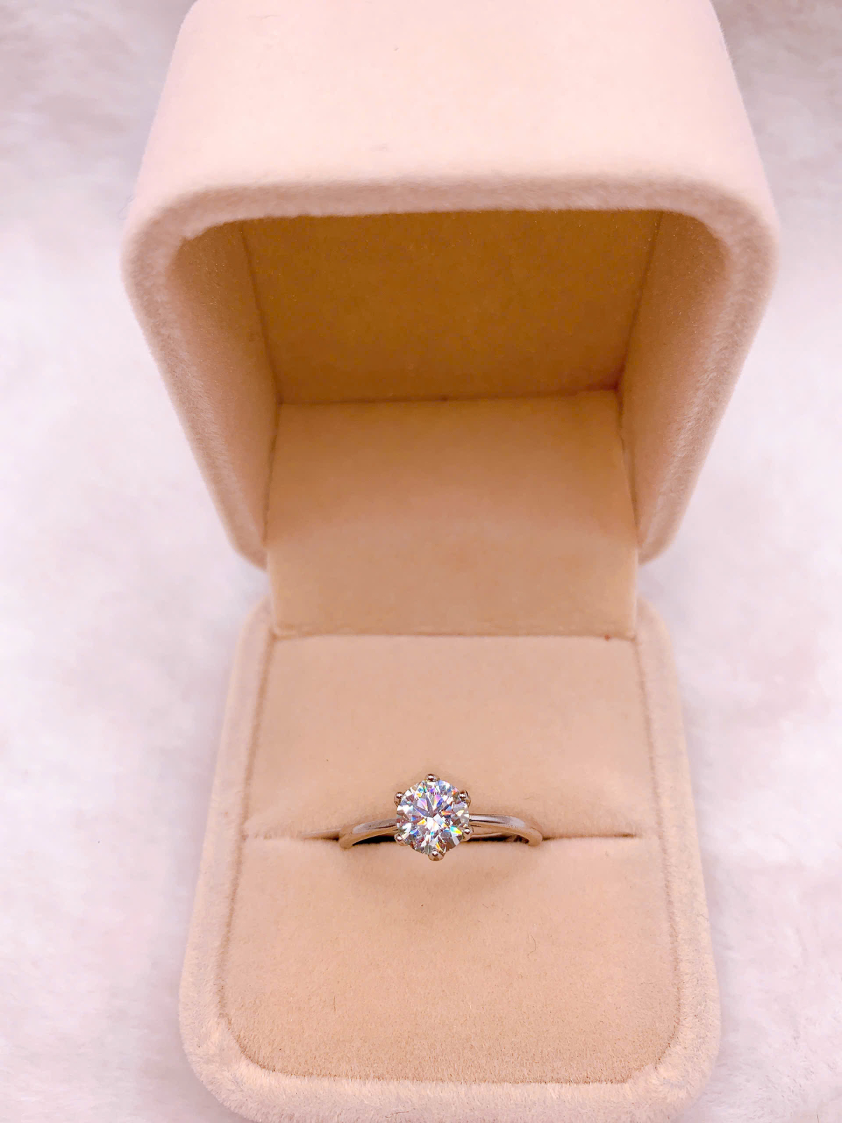 Nhẫn Bạc 925 Đính Đá Moissanite - RMO088