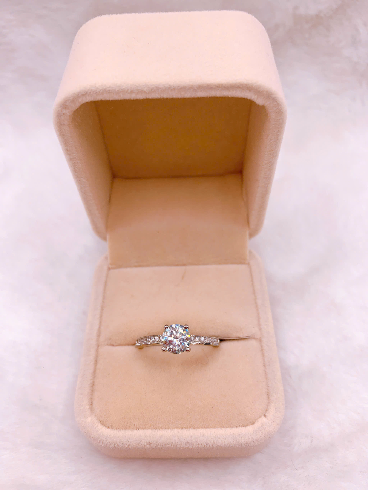 Nhẫn Bạc 925 Đính Đá Moissanite - RMO241