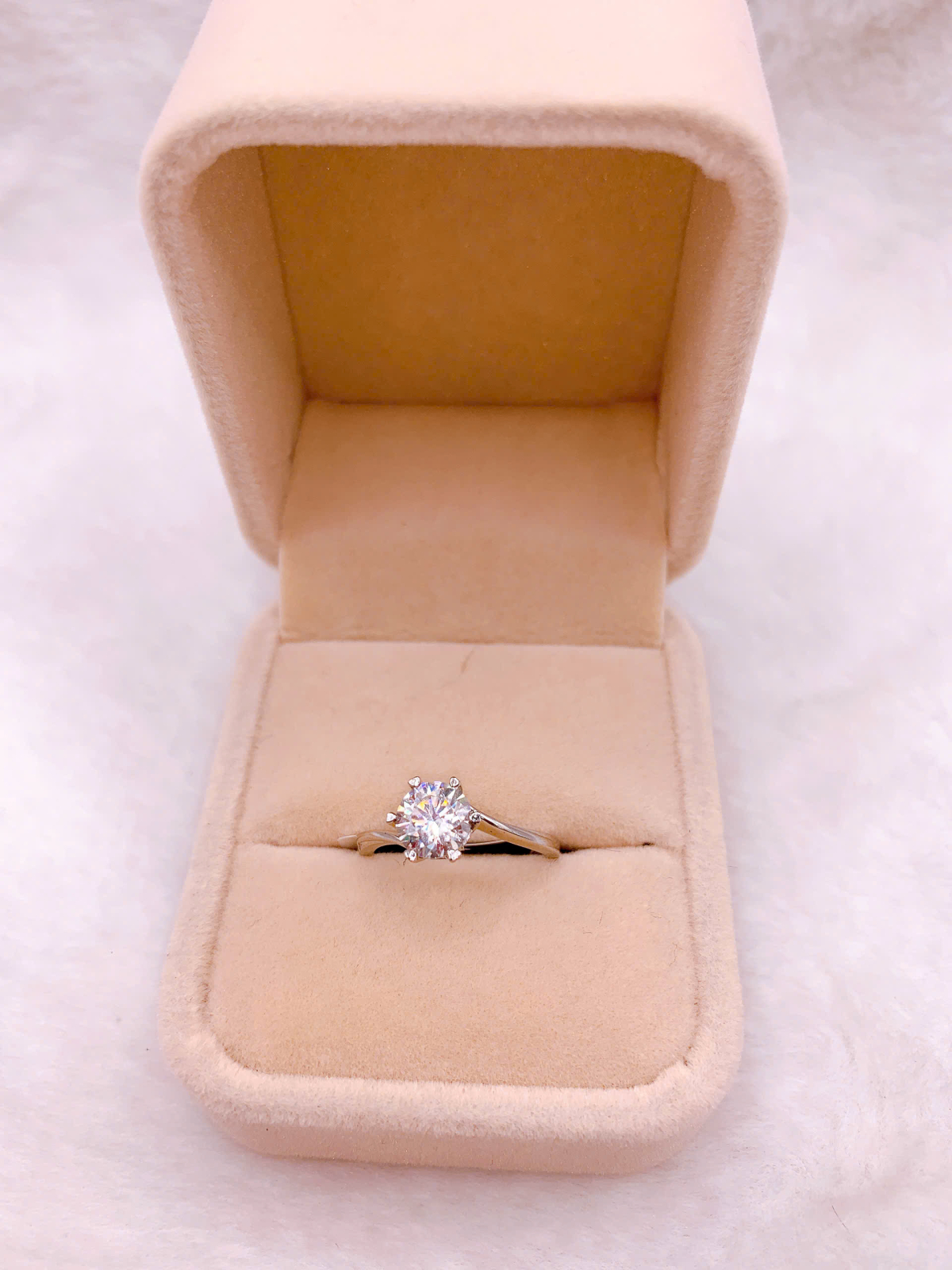 Nhẫn bạc Đính Đá Moissanite - RMX407