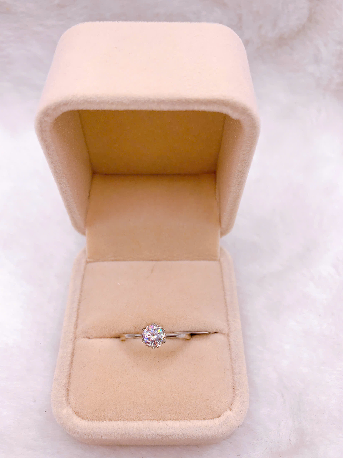 Nhẫn bạc Đính Đá Moissanite - RMX006