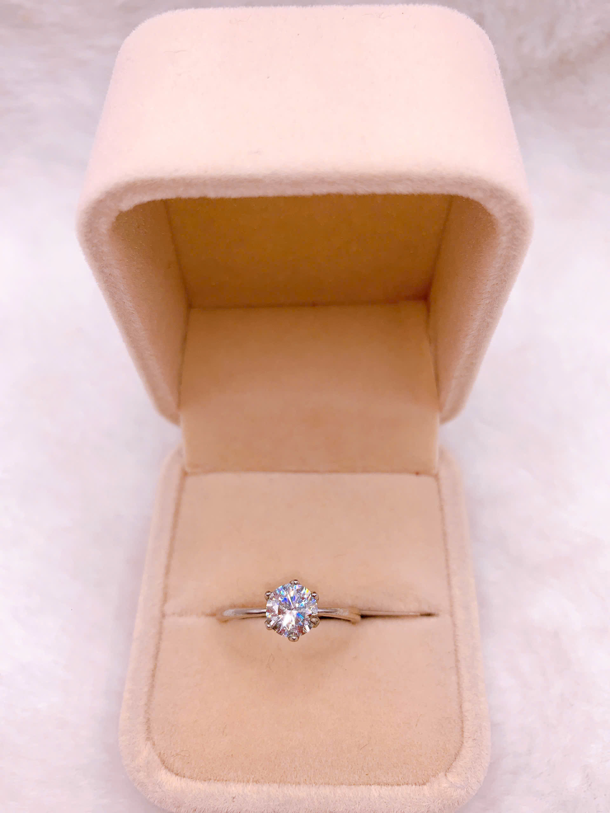 Nhẫn bạc Đính Đá Moissanite - RMO088