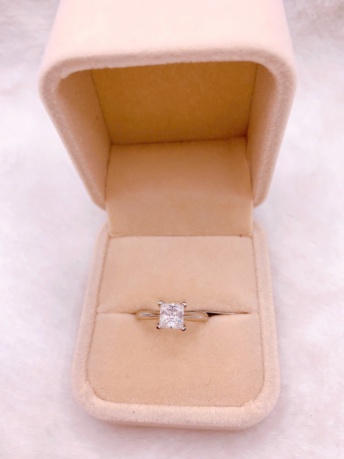 Nhẫn bạc Đính Đá Moissanite - RMX025