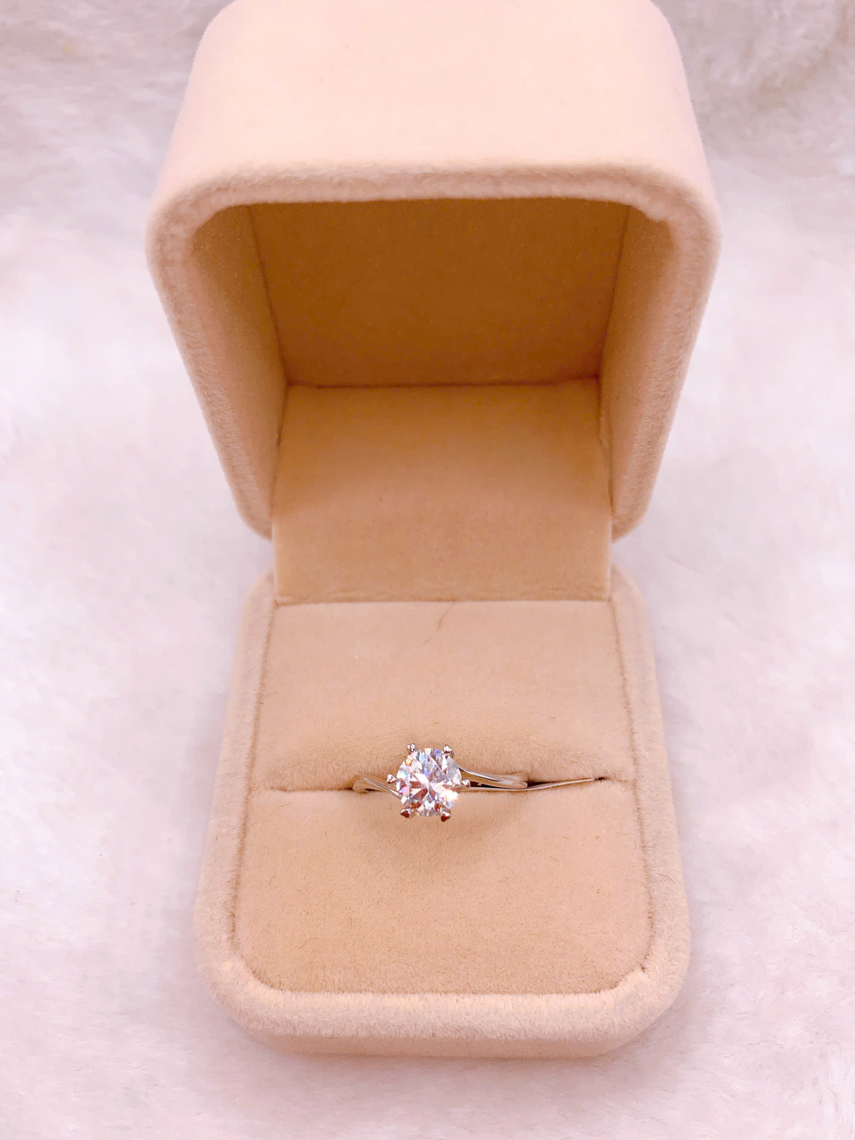 Nhẫn bạc Đính Đá Moissanite - RMX009