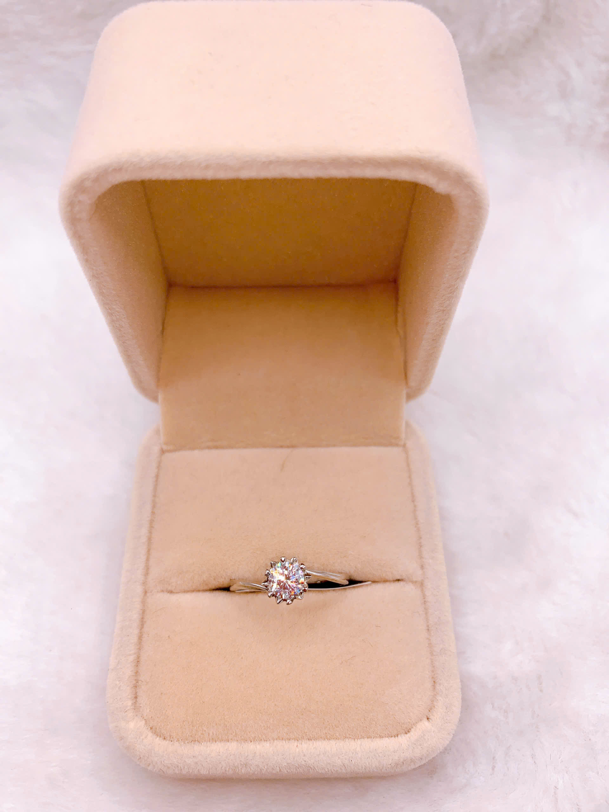 Nhẫn bạc Đính Đá Moissanite - RMX004
