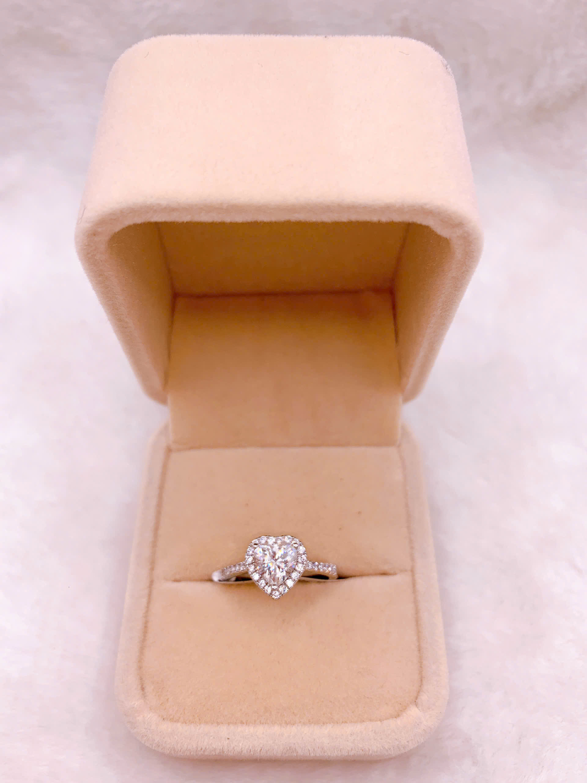 Nhẫn bạc Đính Đá Moissanite - RMX070