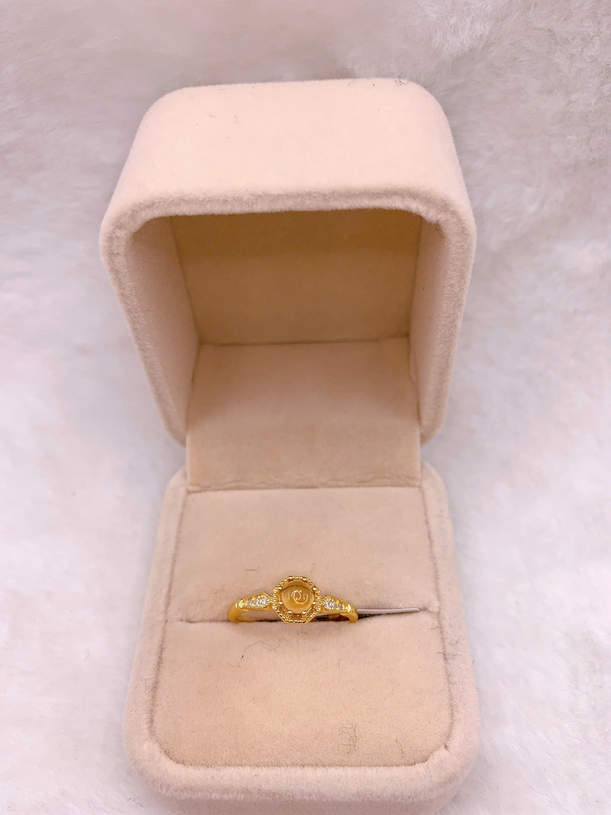 Nhẫn Đính Đá Citrine Bạc 925 - RCT144