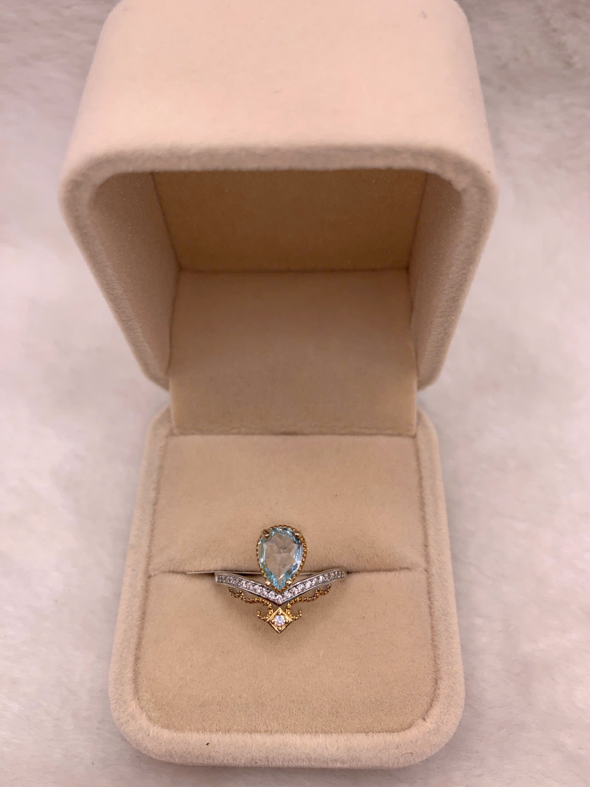 Nhẫn Đá Topaz Bạc 925 - RBT041