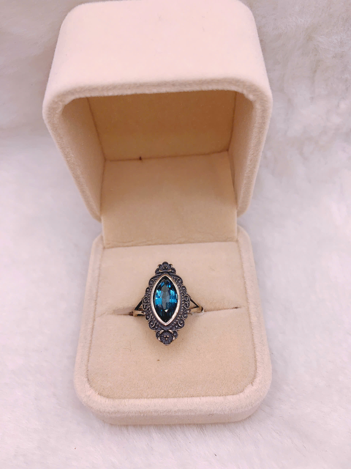 Nhẫn Topaz Bạc 925 - RBT016