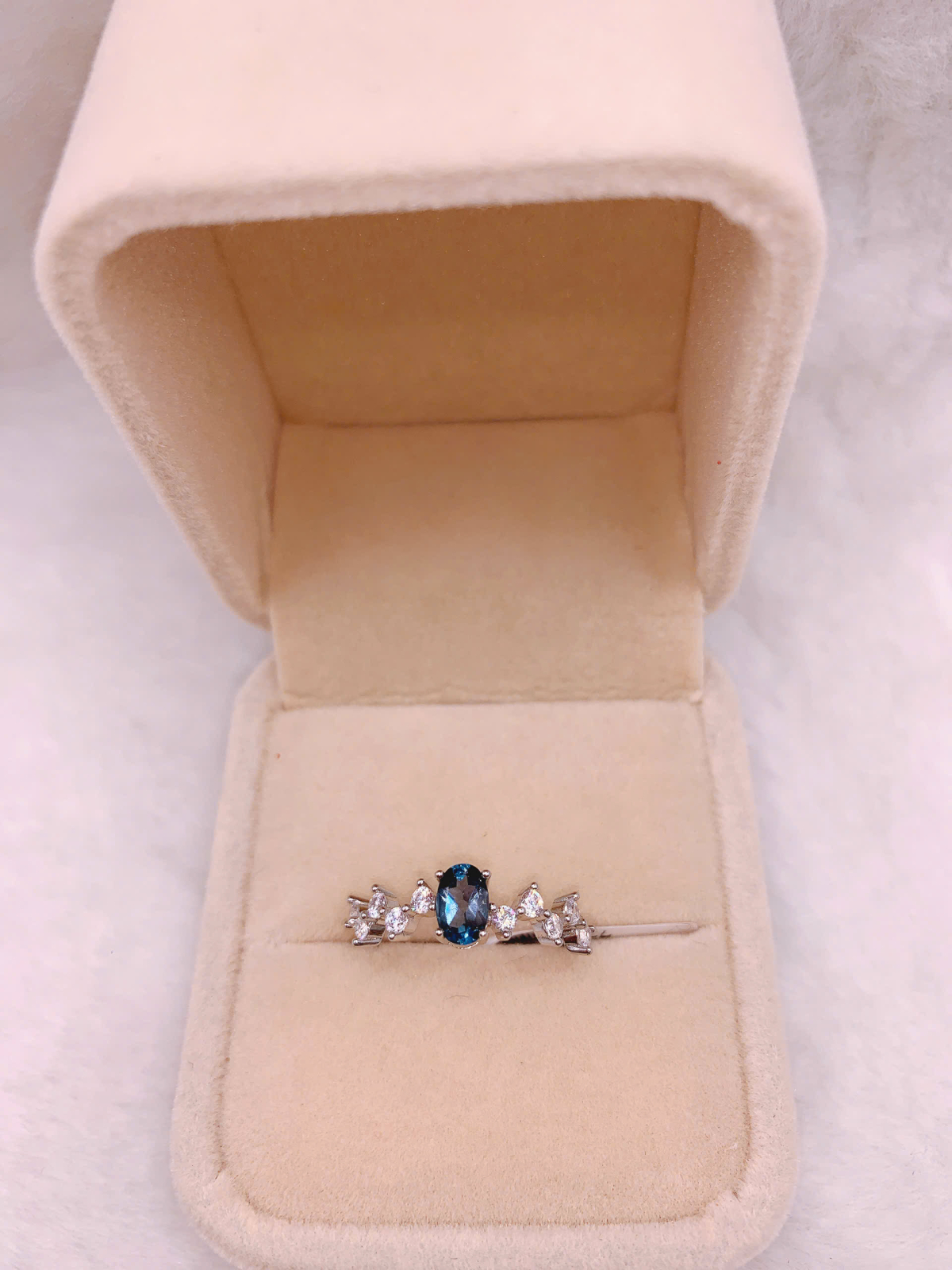 Nhẫn Topaz Bạc 925 - RBT288