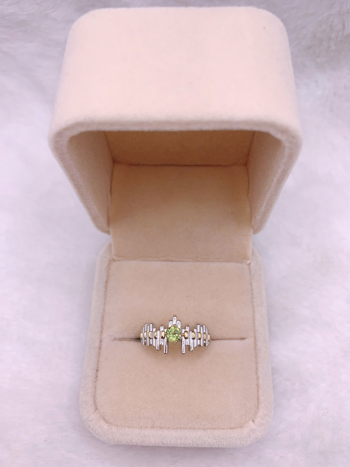 Nhẫn Đá Peridot Bạc 925 - RPR034