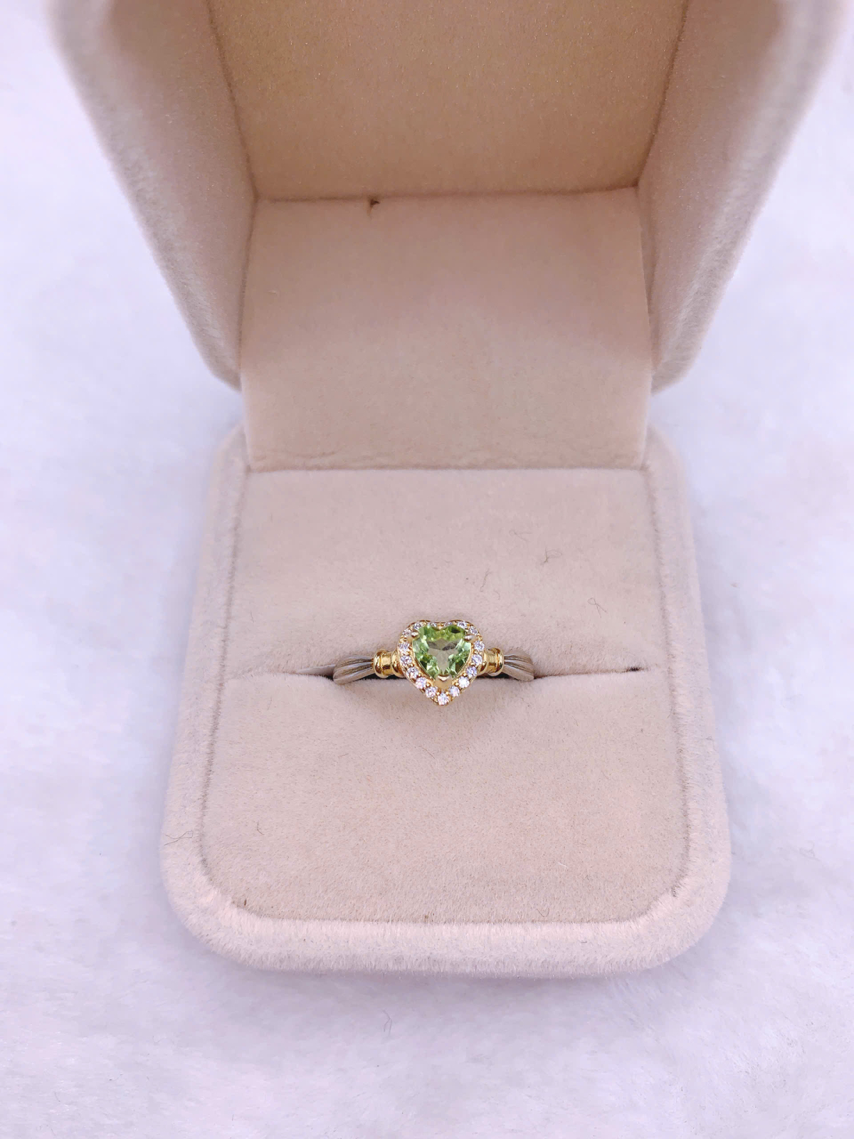 Nhẫn Đá Peridot Bạc 925 - RPR038