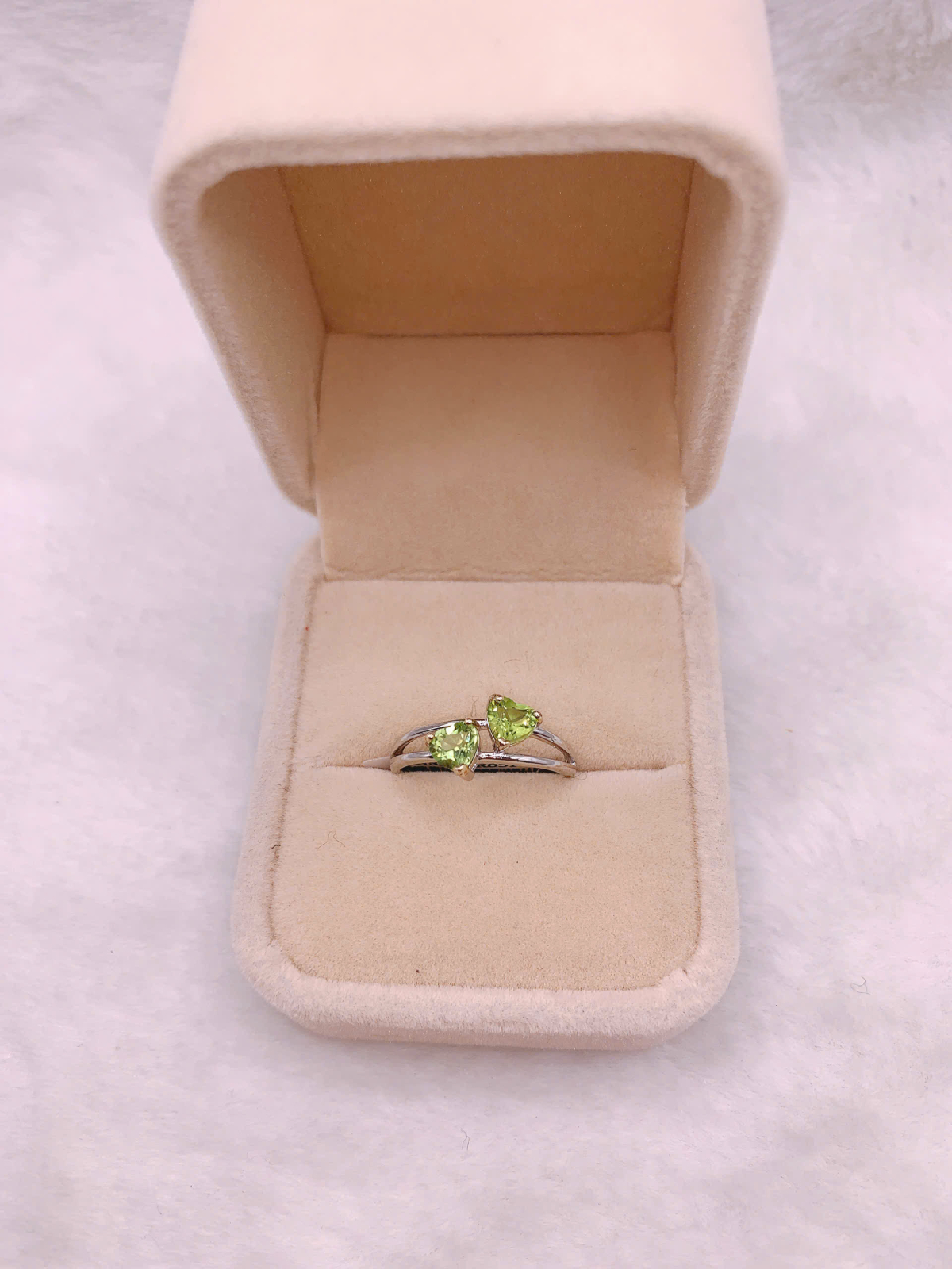 Nhẫn Đá Peridot Bạc 925 - RPR051