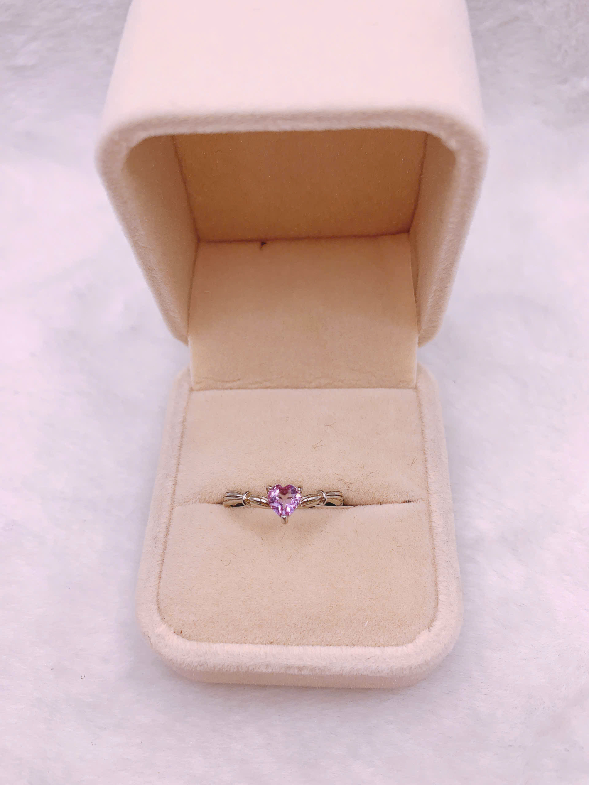 Nhẫn Nữ Gắn Đá Amethyst Bạc 925 - RPA077