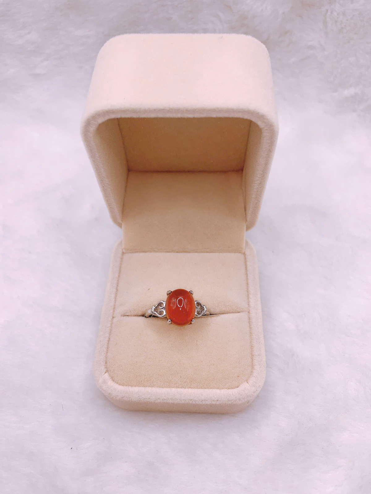 Nhẫn Đá Garnet Bạc 925 - RGN02