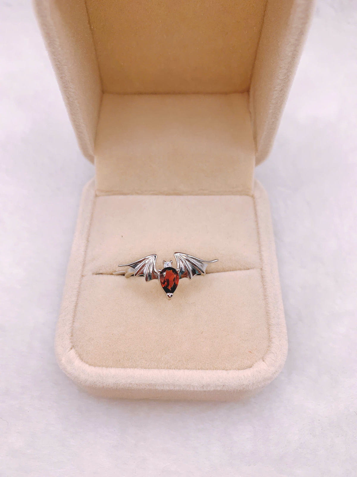 Nhẫn Đá Garnet Bạc 925 - RGN173